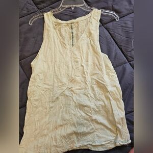 Women's Aqua Sleeveless Top